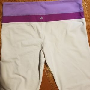 White Lululemon pants